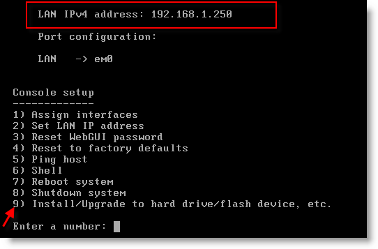 Инсталляция FreeNAS
