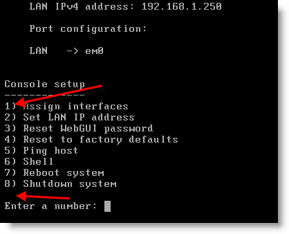 Конфигурирование FreeNAS